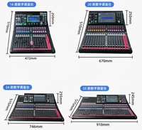 Console de mixage Trais DM20plus, mixeur audio professionnel, 20 canaux, mixeur numérique