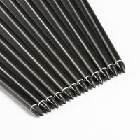 Linkboy tir à l'arc 30/32 pouces flèche en carbone pur Spine300 - 1000 ID flèche de 6.2mm avec aubes en plastique pour flèches d'arc de tir à l'arc
