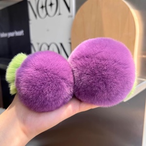 พวงกุญแจตุ๊กตาหมีขนฟูตัวเล็กติดต้นไผ่, ตุ๊กตาขนปุยยอดนิยม, ของตกแต่งห้อยกระเป๋าหนังสือ - Product Image 4