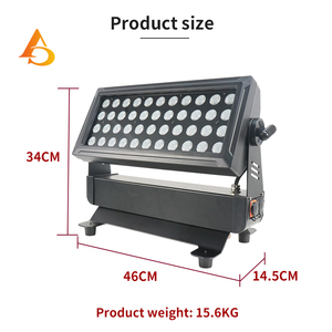 Aicpose nhà máy chuyên nghiệp chiếu sáng DMX LED RGBW Strobe ánh sáng 60x15W Strobe ánh sáng sân khấu - Product Image 5