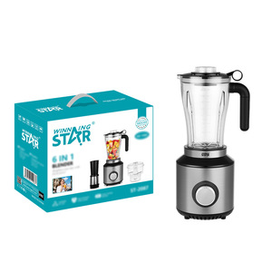 Licuadora Multifuncional Winningstar de Acero Inoxidable con Seis Cuchillas, Estándar Estadounidense, 2L - Product Image 1