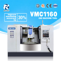 Centre d'usinage vertical CNC VMC1160 à haute rigidité, machine de fraisage CNC de précision pour métaux