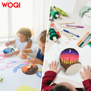 WOQI personnalisé pin <span class=keywords><strong>bois</strong></span> coupe tranche cercles écorce naturel <span class=keywords><strong>sapin</strong></span> bricolage artisanat en gros naturel <span class=keywords><strong>bois</strong></span> boisson mur signes - Product Image 5