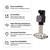 Sensor de Presión Diferencial de Alta Precisión de Acero Inoxidable 316 con Salida RS485, Precisión del 0.5%FS, IP65, Rango de 0~5kPa a 5MPa