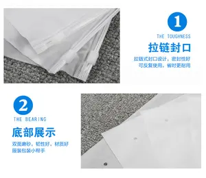 Mailing Bags Plastic Mailing Pe Zip Delivery Package Packaging Zipper Bag For Clothing