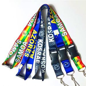 Personalized Small Quantity Custom Silk Screen Design Printed <b>for</b> Team Polyester <b>Lanyards</b> - Product Image 2