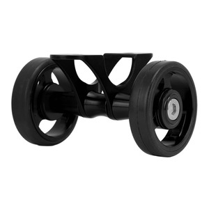 Guardabarros para Bicicleta, Ruedas Dobles Easywheel para Bicicleta Plegable <span class=keywords><strong>Brompton</strong></span>, para Dahon, Negro - Product Image 6