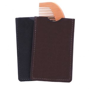 Peine de Barba de Madera Ecológico con Logotipo Personalizado, Peine de Dientes Anchos de Alta Calidad para Hombre - Product Image 6