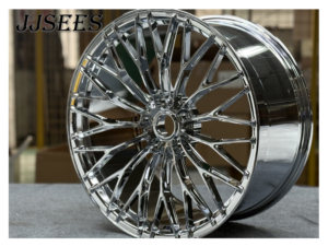 Rines Forjados JJSEES 5x112 de 24, 23, 22 y 21 Pulgadas, Rines de Aleación de Lujo con Acabado Cepillado y Múltiples Radios para Rolls Royce Cullinan y Phantom - Product Image 2