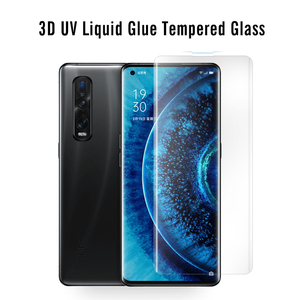 9H มือถือแก้ว UV เหลวหน้าจอโทรศัพท์จริง3D กระจกป้องกันสำหรับ <span class=keywords><strong>OPPO</strong></span> พบ X2หน้าจอ - Product Image 2