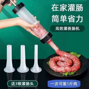 Handmade Small <b>Stuffer</b> Home Manual Hand-Push <b>Sausage</b> Making Tool Household Sundries - Product Image 3