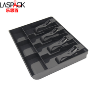 LASPACK Plateau de tiroir-caisse 4B3C Meilleure vente durable avec plateau d'argent Plateau de pièces de monnaie