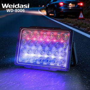 Faretto Solare <span class=keywords><strong>LED</strong></span> Weidasi ad Alta Luminosità 10w 20w 30w <span class=keywords><strong>40w</strong></span> 50w, Luce Solare <span class=keywords><strong>LED</strong></span> Portatile in ABS con Lunga Durata della Batteria - Product Image 5