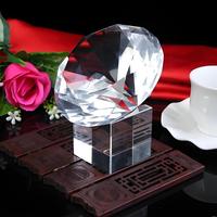Ornements en cristal transparents en forme de diamant de 40 mm à 100 mm, décorations pour la maison, le bureau, les comptoirs de bijouterie, vente en gros