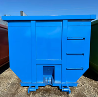 Ventes directes d'usine 15-40 verges cubes d'élimination des déchets à grande échelle de haute qualité Roll off produit de benne à ordures à bas prix