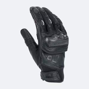 GUANTES DE HOMBRE BERING RAZZER NEGROS DE PIEL - Product Image 1