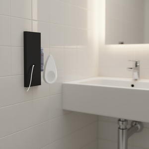 ZEN <b>Line</b> Black Single Pole Bathroom Pull Button <b>Switch</b> - Product Image 3