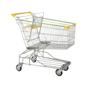 180L customization service locking system shopping trolley cart