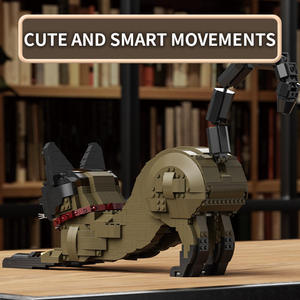 66114 Gato Siamés Realista de Plástico ABS, Modelo de Animal, Juguete Educativo de Bloques de Construcción para Mayores de 14 Años, Decorativo - Product Image 5
