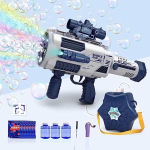 Vente chaude Gatling Électrique <span class=keywords><strong>Bulle</strong></span> Souffleur Led Lumières Et Musique Entièrement Automatique Sac À Dos <span class=keywords><strong>Bulle</strong></span> Pistolet Jouets Pour La Fête D'anniversaire - Product Image 2