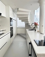 VIKO 2023 Boîte d'intérieur moderne en marbre pour maison Escalier suspendu Escalier rotatif Escaliers flottants