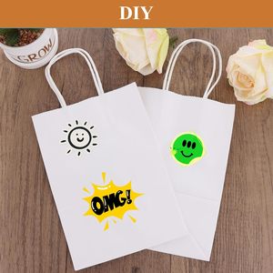 Bolsa de Papel Blanca Biodegradable Ecológica con Logotipo Personalizado Impreso, Bolsa de Compras con Alta Resistencia al Desgarro - Product Image 3