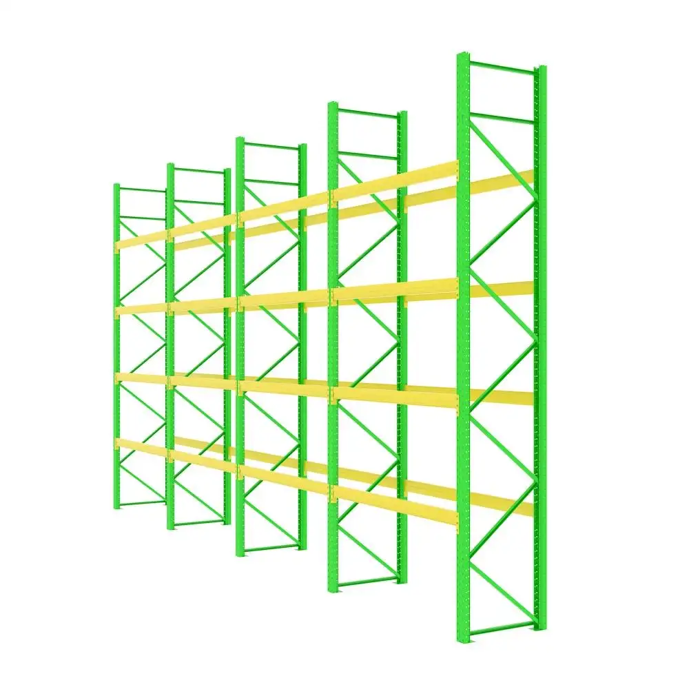 ヘビーデューティー冷間圧延鋼選択的調整可能ビーム倉庫収納パレットラック