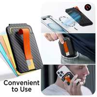 Imanes N52 con Succión Magnética para la Parte Trasera del Teléfono Móvil, Tarjetero Magnético para Hombre, Porta Tarjetas, Cartera Magnética