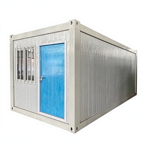 Casa Contenedor Portátil de 20 pies, Desmontable, con Panel Sándwich, para Uso en el Hogar o <span class=keywords><strong>la</strong></span> Oficina, Personalizable, Tipo Invernadero - Product Image 1