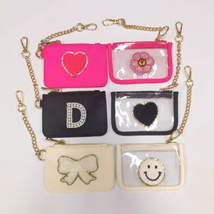 LLavero de Metal para damas de honor de alta calidad, bolsa de regalo, monedero para niña, Mini bolso bonito, monedero, llavero con cremallera