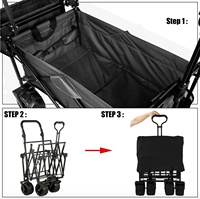 Carro ajustable, el mejor carro plegable para playa al aire libre, carro utilitario, carro con marco de Metal con dosel