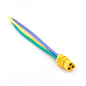 Amass MT30 Stecker auf Buchse Verbindungskabel 16AWG 10CM MT30-<span class=keywords><strong>M</strong></span> MT30-F zu Offenen Enden Pigtail-Kabel - Product Image 4