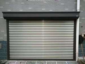 Cancello avvolgibile in alluminio automatico ad alta velocità Tubler motore esterno tapparella porta <span class=keywords><strong>Garage</strong></span> telecomando porta facile da usare - Product Image 4