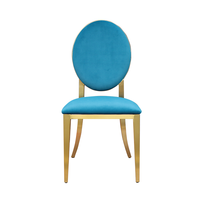Chaises de mariage de bonne qualité en acier inoxydable, chaises de restaurant, chaises d'événement pour hôtel, chaises Louis pour mariages, fêtes, églises