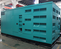 Générateur diesel silencieux fiable de 800 kVA 640 kW Cummins KTA38 avec ATS, refroidissement par eau, pour hôpitaux et grands projets de construction