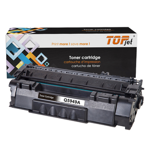 Cartucho de Tóner Negro Compatible Premium Topjet Q5949A 49A Q7553A 53A para Impresora Láser <span class=keywords><strong>H</strong></span> LaserJet 1160 1160le 1320 1320N - Product Image 1