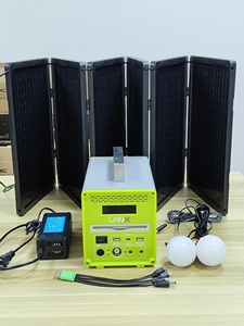 แบตเตอรี่ลิเธียมไอออน 300W 400W 600W เครื่องกำเนิดไฟฟ้า LiFePO4 ระบบกักเก็บพลังงานภายในบ้าน สถานีพลังงานแสงอาทิตย์แบบพกพาพร้อมแผงโซลาร์เซลล์ - Product Image 2