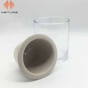 <span class=keywords><strong>Pot</strong></span> de fleurs en céramique transparente, bac à jardinage hydroponique à auto-arrosage, de couleur blanche et verre, offre spéciale - Product Image 4
