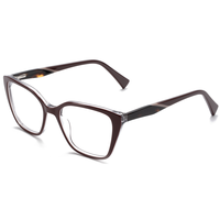 Monture de lunettes Elan Optical YB8213 populaire, style papillon œil de chat, pour femme, monture complète en acétate, livraison rapide