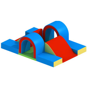 定制彩虹桥儿童软游戏攀岩训练设备生日派对雇佣婴儿软游戏 - Product Image 4