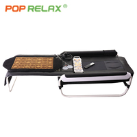 Rouleau de jade naturel de style coréen, demi-corps pliable thérapie spa table d'électro-massage V3 master lit de massage infrarouge