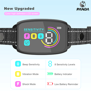 Collier anti-aboiement intelligent automatique avec écran numérique HD, étanche IP67, rechargeable, dispositif d'arrêt des aboiements, catégorie Contrôle des aboiements - Product Image 3