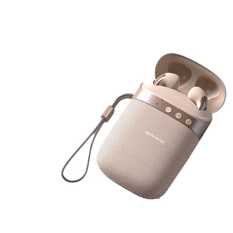 HF01 Bluetooth Speaker with Earbuds 2 in 1 - Portable & Versatile