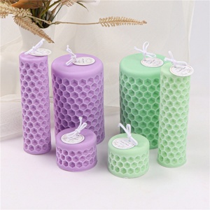 Wholesale Eco-Friendly Dishwasher Safe Pillar Silicone Resin Cylindrical Candle Mold for Home Decoration Scented Candle - Product Image 5
