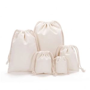 <b>White</b> Cotton Dust <b>Bag</b> Drawstring Storage <b>Bags</b> Reusable Cotton Drawstring <b>Bag</b> - Product Image 1