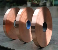 Cinta de Cobre C11000 T2 en Rollo - Duradera para Electrónica, Aire Acondicionado y Refuerzo de Hormigón