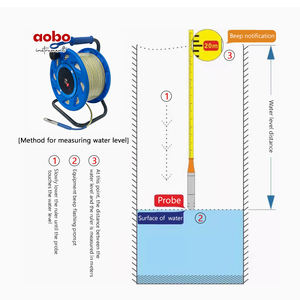 Портативный стальной рулеточный уровнемер 30м-500м, индикатор глубины воды, металлический кронштейн 100м-300м, применение для измерительных приборов - Product Image 2