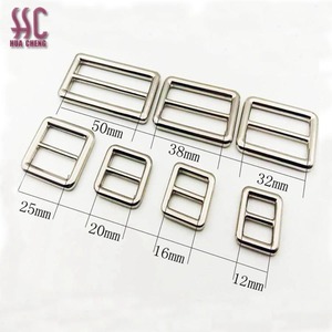 Hebilla de deslizamiento ajustable para bolsas, accesorios de alta calidad para bolsas, de <span class=keywords><strong>Metal</strong></span> cuadrado, de <span class=keywords><strong>12mm</strong></span> de ancho interior - Product Image 1