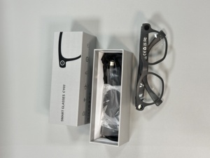 แว่นตาถ่ายทอดสดพร้อมกล้อง 8MP บันทึกวิดีโอ 1080P ตัดเสียงรบกวน ENC แฮนด์ฟรี แว่นตาอัจฉริยะ AI สำหรับวีล็อก - Product Image 5