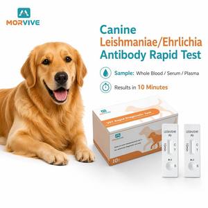 Kits de Tiras Reactivas Veterinarias para la Prueba Rápida de Anticuerpos contra <span class=keywords><strong>Leishmania</strong></span>/Ehrlichia en Perros, para Uso Doméstico, con Certificación CE y Garantía de 2 Años - Product Image 1